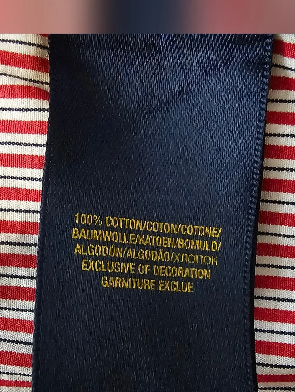 Ralph Lauren Boys Long Sleeve Cotton Red & Black Striped Dress Shirt Size 7